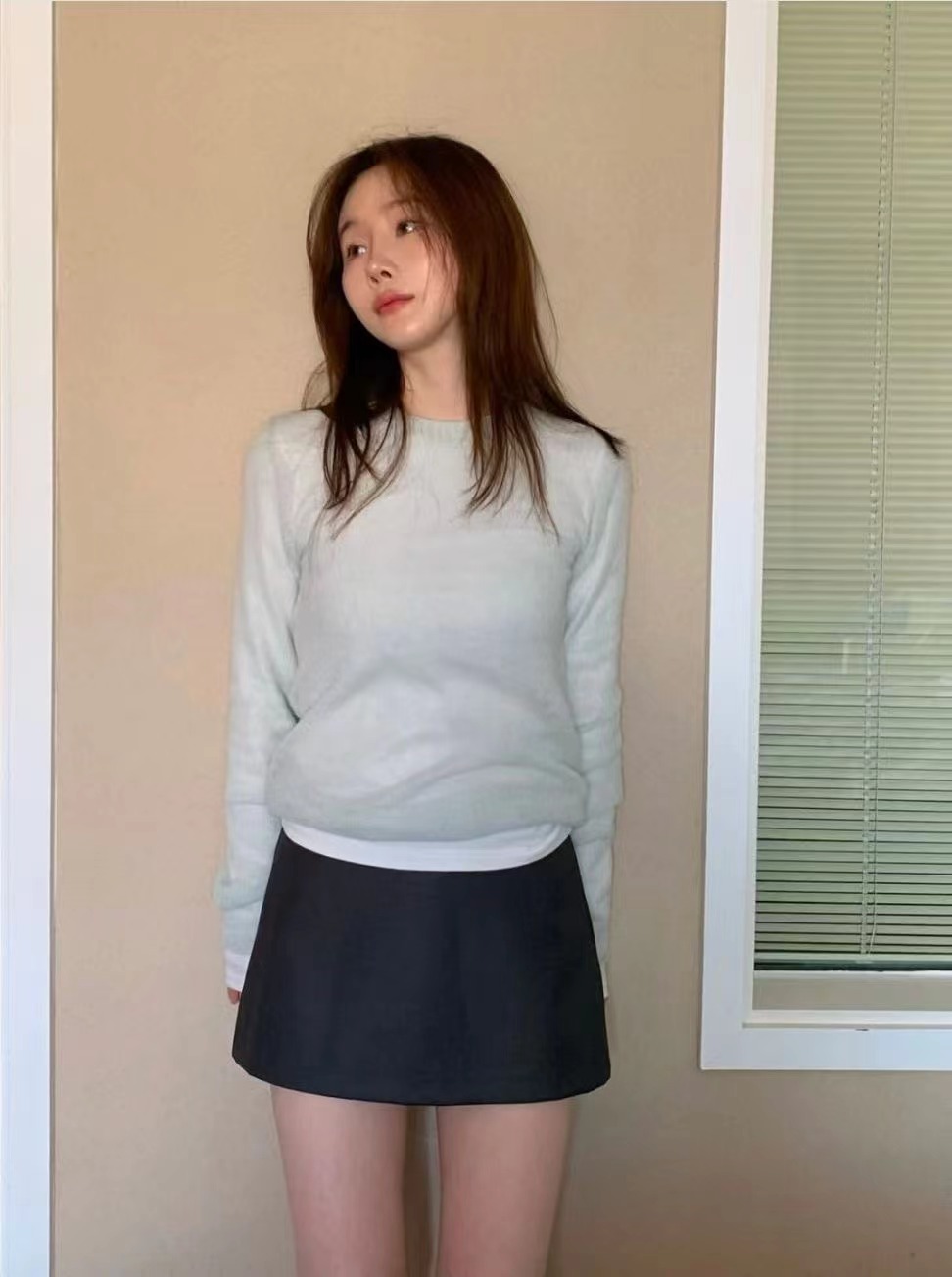 WEARRAW/WELL ROW韓國代購女裝新品職業針織衫不含內搭圓領WEARRAW/WELL ROW針織衫圖色2