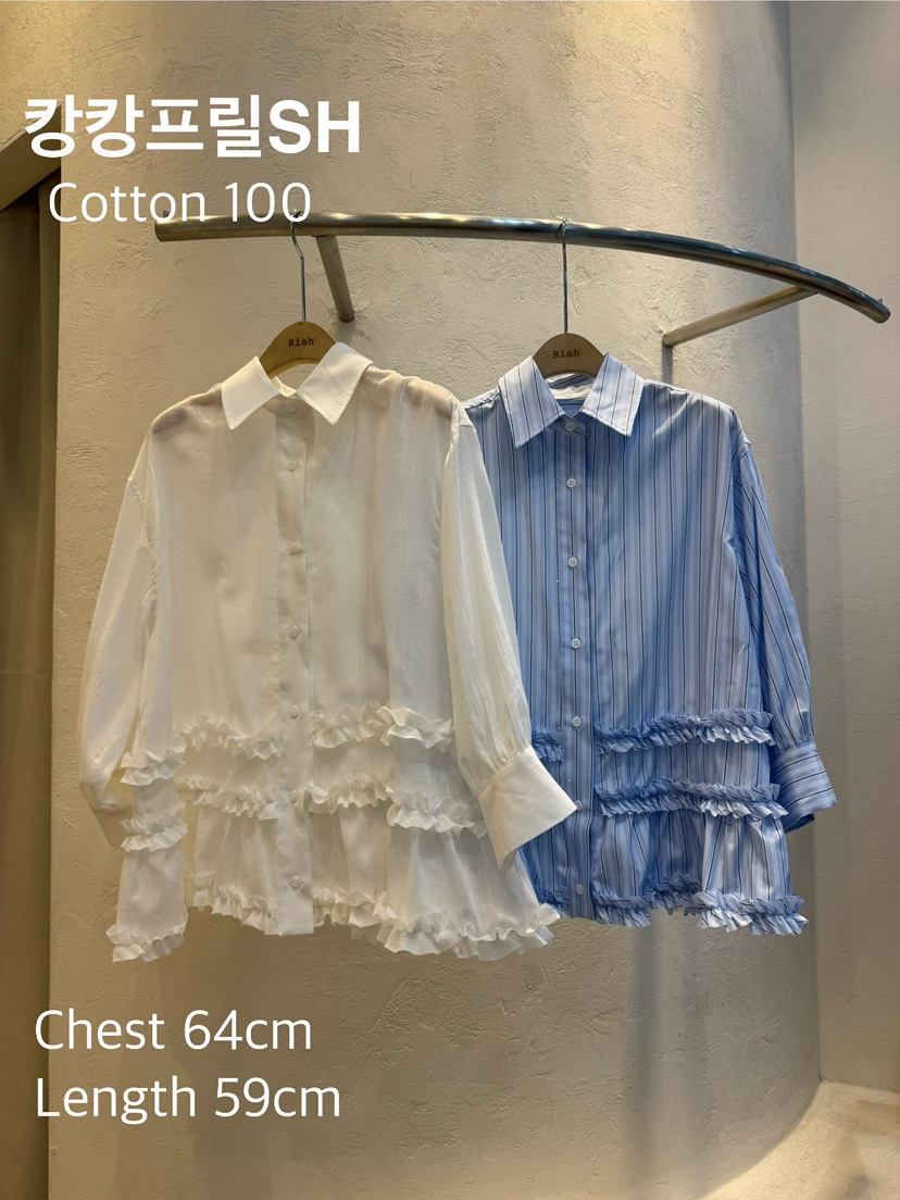 RIAH韓國直郵女裝新款熱賣推薦休閑真品26春夏襯衫蕾絲衫RIAH襯衫/蕾絲衫