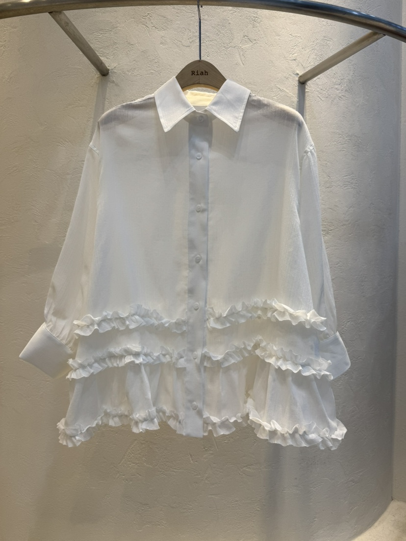 RIAH韓國直郵女裝新款熱賣推薦休閑真品26春夏襯衫蕾絲衫RIAH襯衫/蕾絲衫圖色1