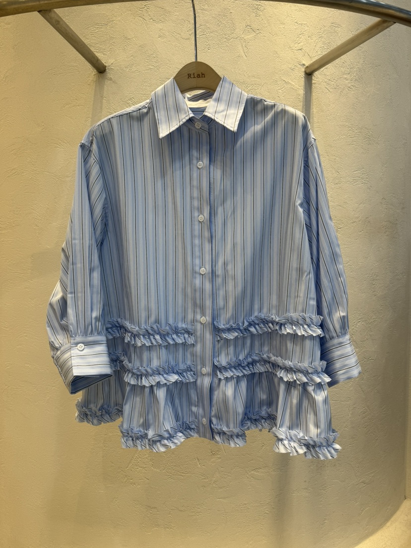 RIAH韓國直郵女裝新款熱賣推薦休閑真品26春夏襯衫蕾絲衫RIAH襯衫/蕾絲衫圖色2