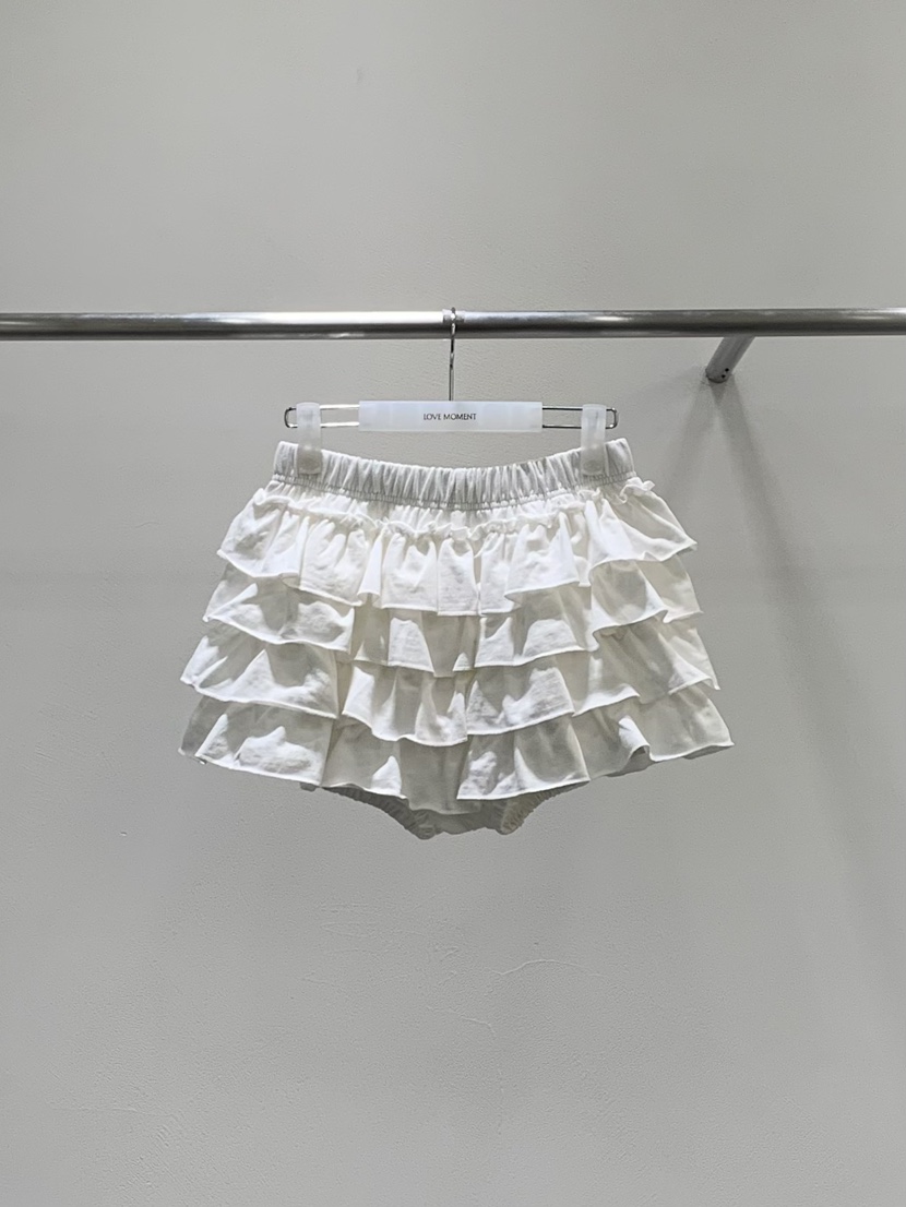 LOVE MOMENT東大門代購女士新款時尚熱賣推薦裙褲荷葉邊LOVE MOMENT裙褲圖色1