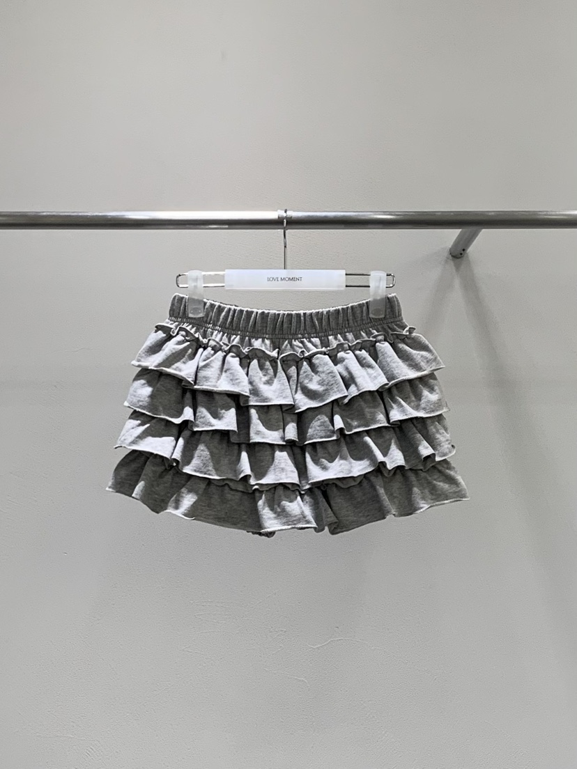 LOVE MOMENT東大門代購女士新款時尚熱賣推薦裙褲荷葉邊LOVE MOMENT裙褲圖色2