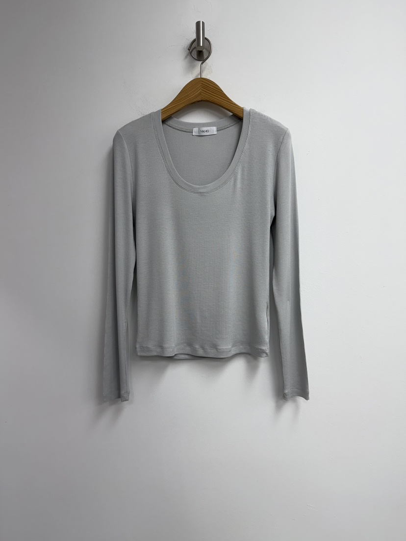 YIKHO STYLE東大門直郵女裝新品真品26春夏人氣職業長袖T恤YIKHO STYLE長袖T恤圖色3