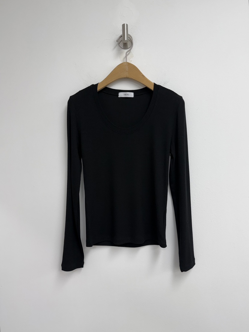 YIKHO STYLE東大門直郵女裝新品真品26春夏人氣職業長袖T恤YIKHO STYLE長袖T恤圖色5
