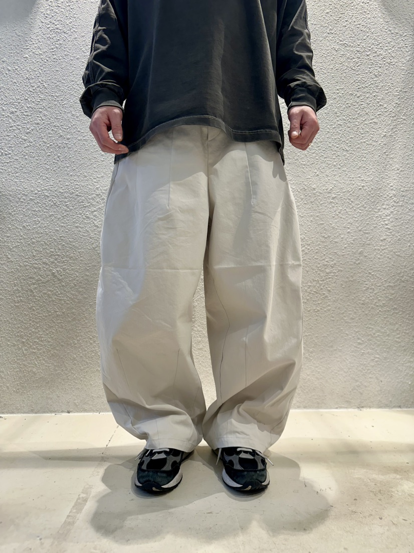 REDDISH BROWN東大門實拍女裝新款人氣休閑褲人字紋褶裥REDDISH BROWN休閑褲