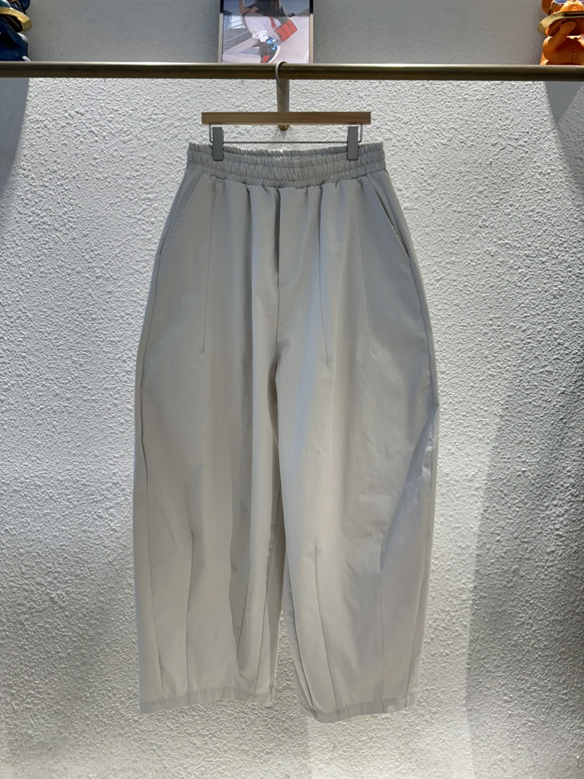 REDDISH BROWN東大門實拍女裝新款人氣休閑褲人字紋褶裥REDDISH BROWN休閑褲