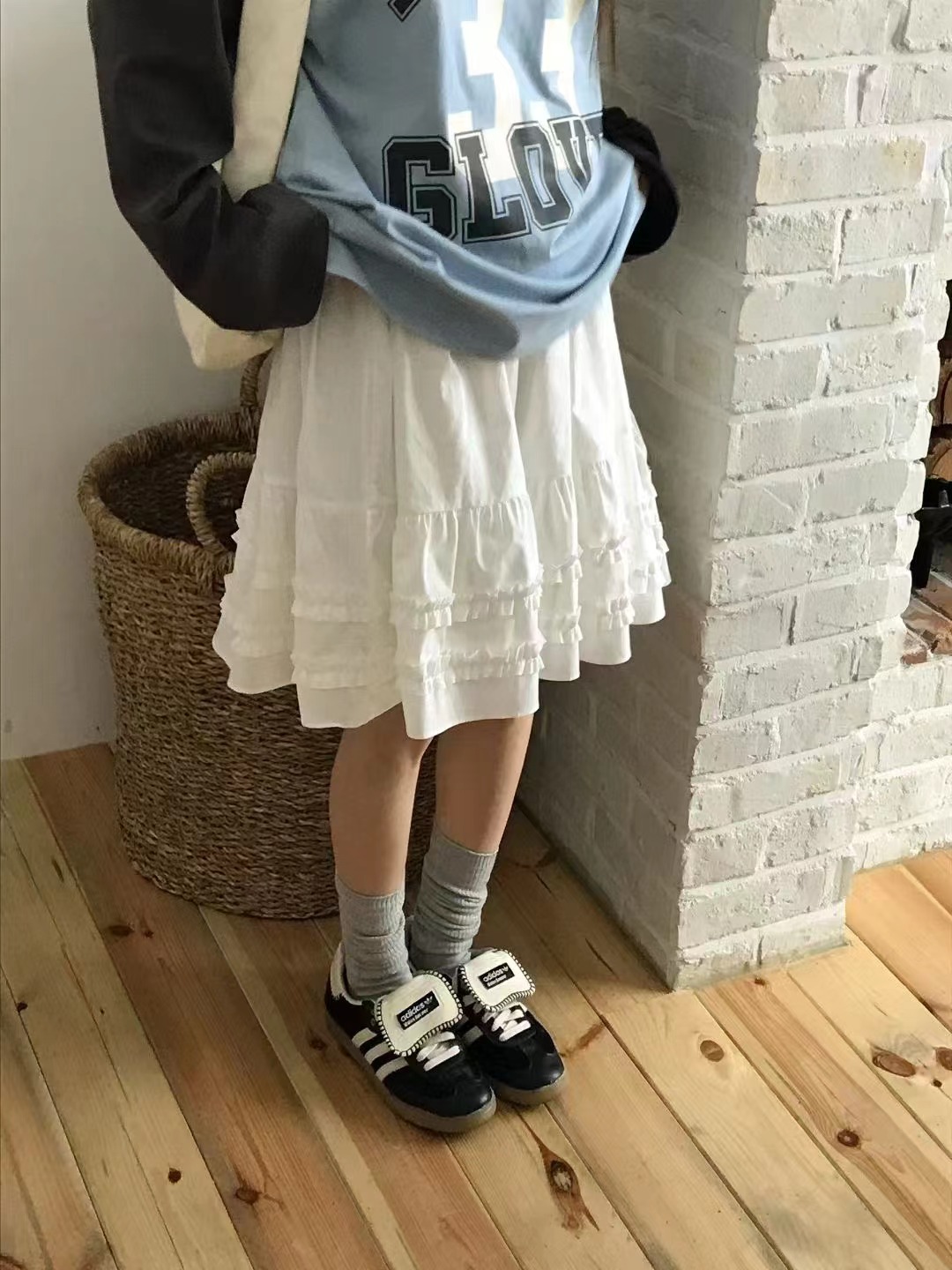 CALLMYNAME東大門實拍女士新品26春夏休閑推薦半身裙中短裙Call my name半身裙/中短裙