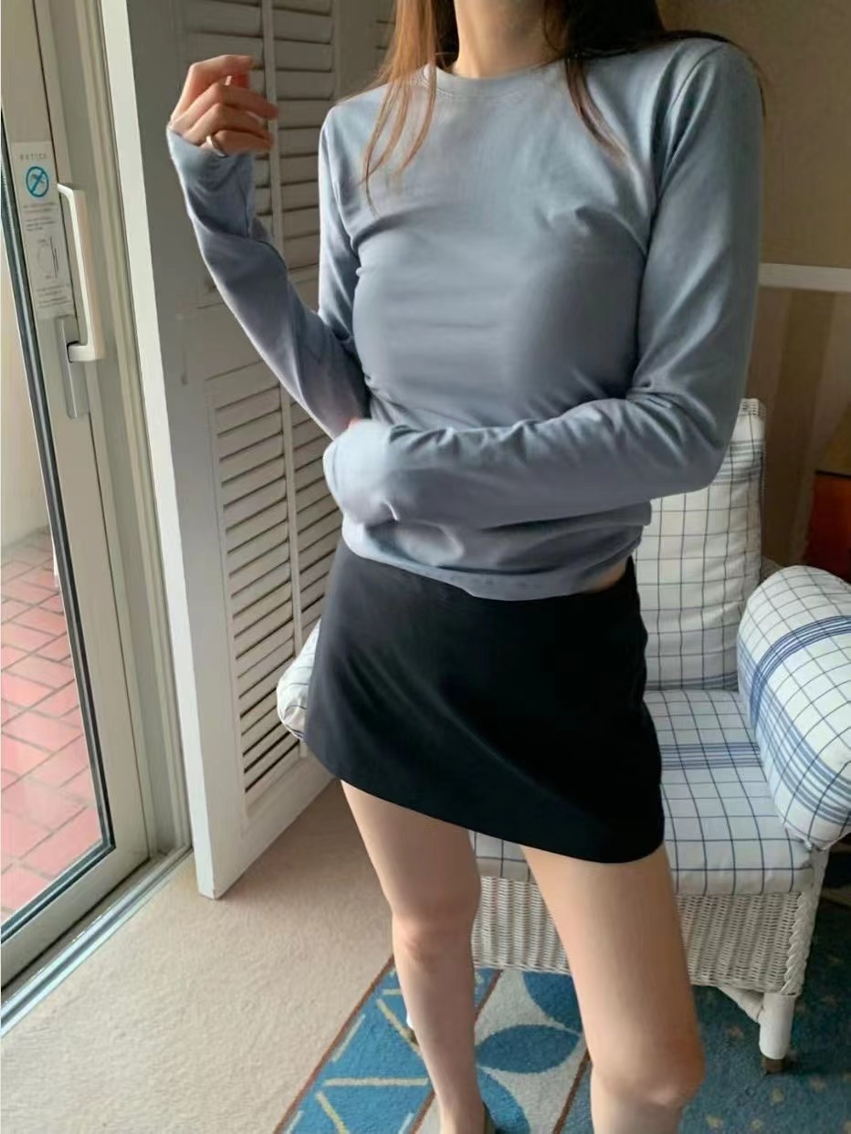 WEARRAW/WELL ROW韓國代購女士新品休閑真品時尚長袖T恤WEARRAW/WELL ROW長袖T恤圖色2