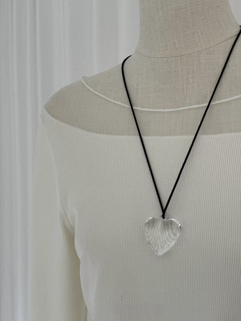 SYMBOL韓國直郵女裝新款真品熱賣職業26春夏長袖T恤網眼褶皺SYMBOL長袖T恤