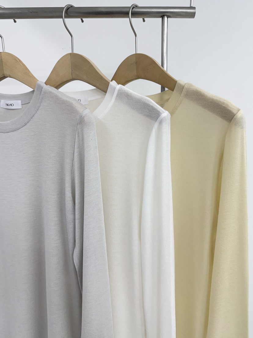 YIKHO STYLE韓國代購女裝新品26春夏職業推薦人氣長袖T恤YIKHO STYLE長袖T恤