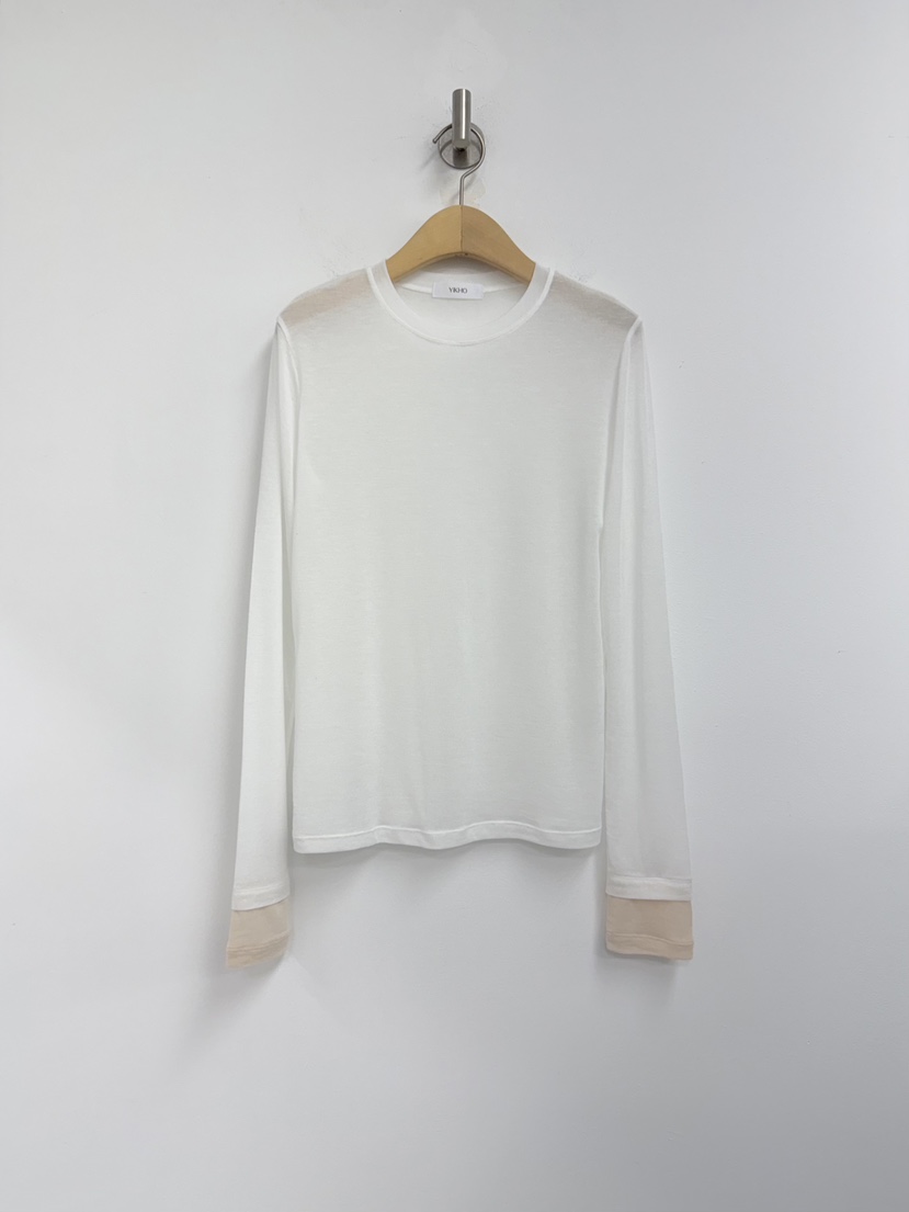 YIKHO STYLE韓國代購女裝新品26春夏職業推薦人氣長袖T恤YIKHO STYLE長袖T恤圖色3