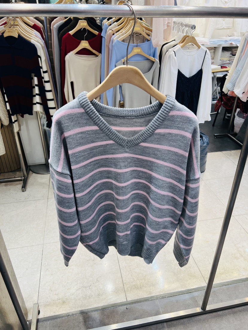 BLACK NOTE東大門代購女裝新品26春夏真品職業推薦針織衫BLACK NOTE針織衫圖色1