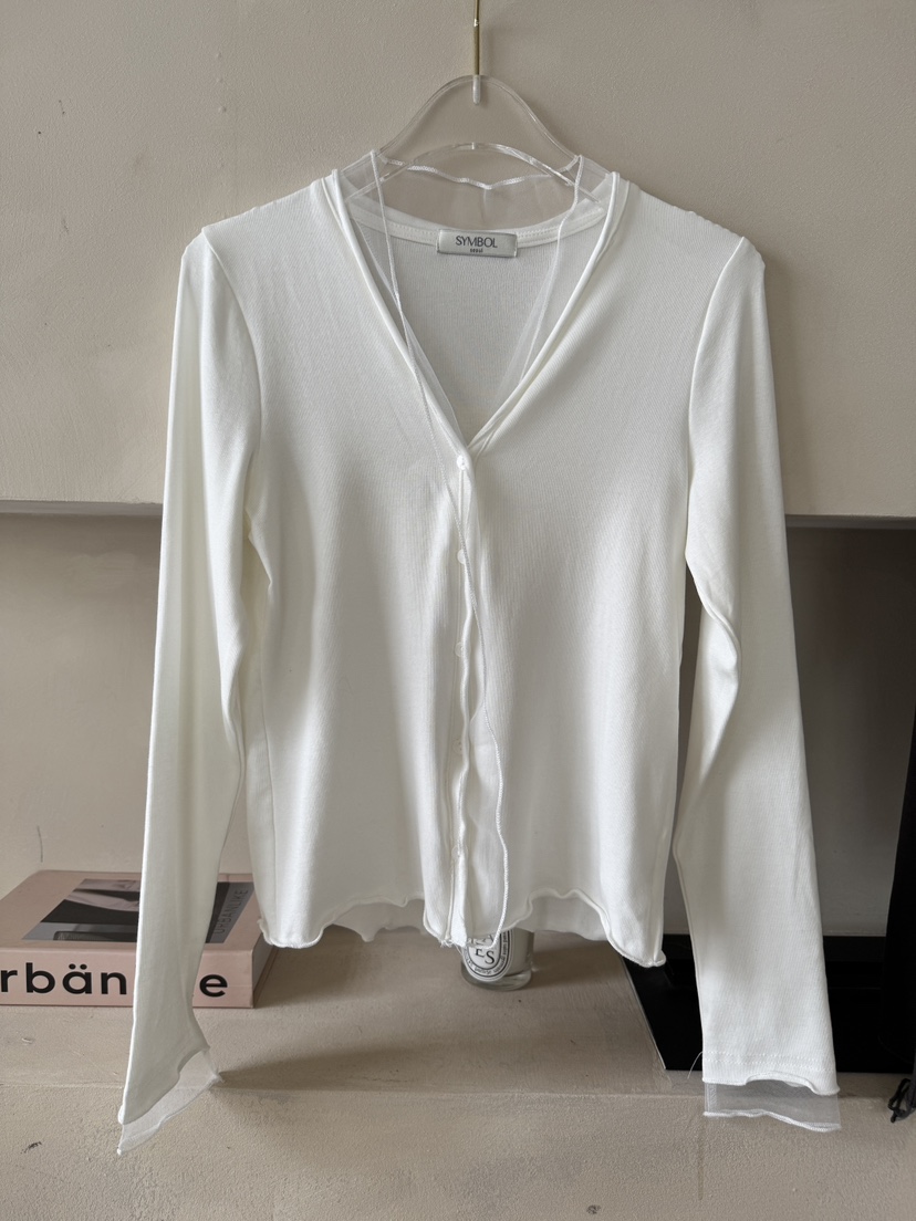 SYMBOL東大門代購女裝新款職業熱賣時尚推薦休閑26春夏長袖T恤SYMBOL長袖T恤圖色1