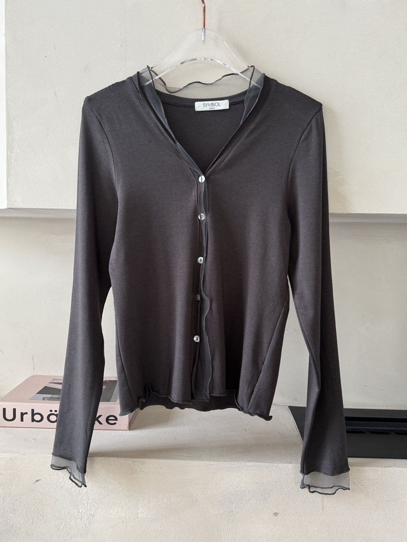 SYMBOL東大門代購女裝新款職業熱賣時尚推薦休閑26春夏長袖T恤SYMBOL長袖T恤圖色2