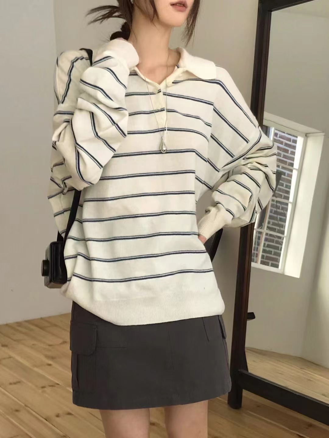 CALLMYNAME東大門實拍女裝新品26春夏推薦熱賣真品針織衫Call my name針織衫圖色1