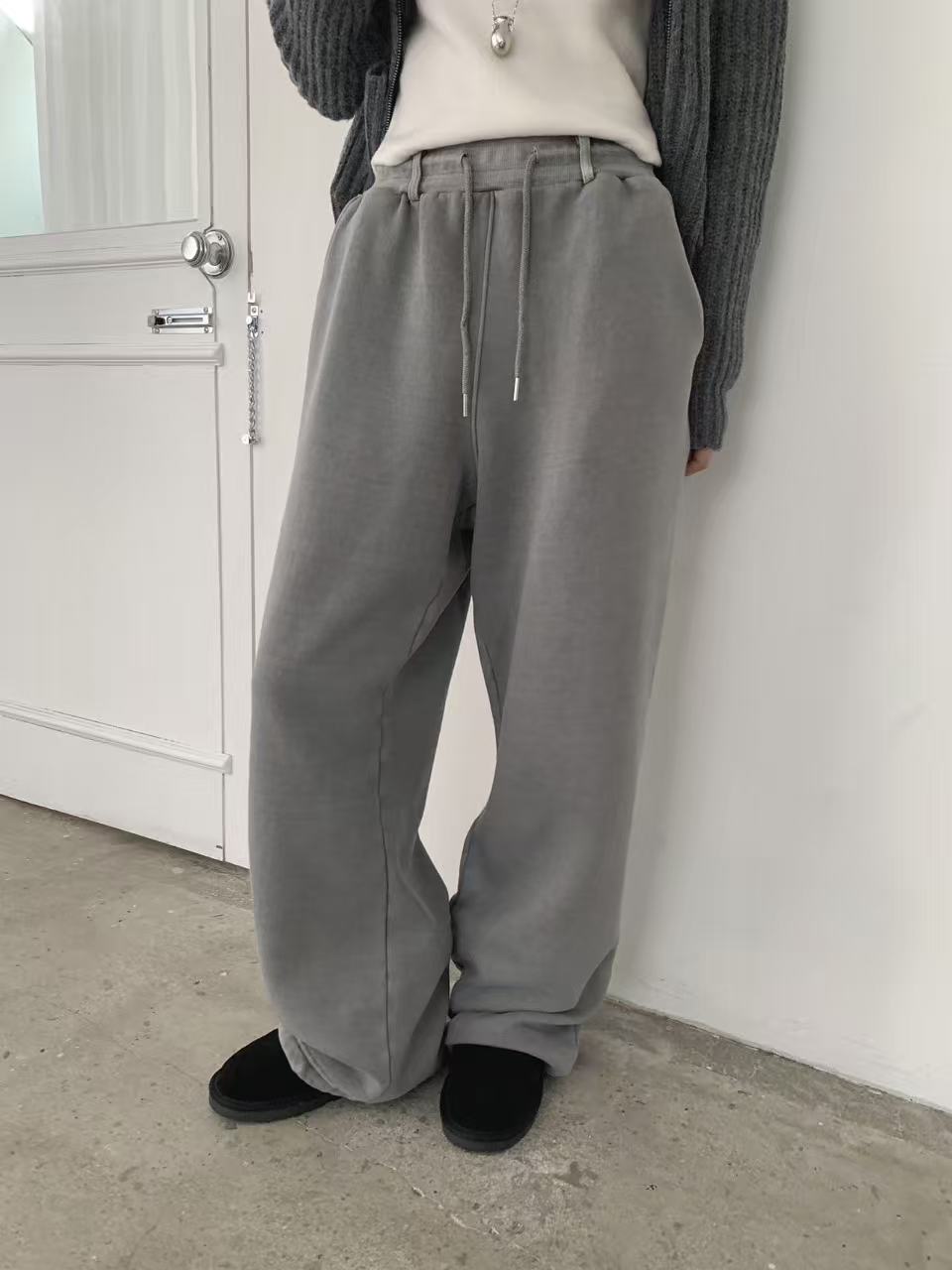 ARVO東大門實拍女士新品時尚推薦職業人氣休閑休閑褲羊毛ARVO休閑褲圖色1