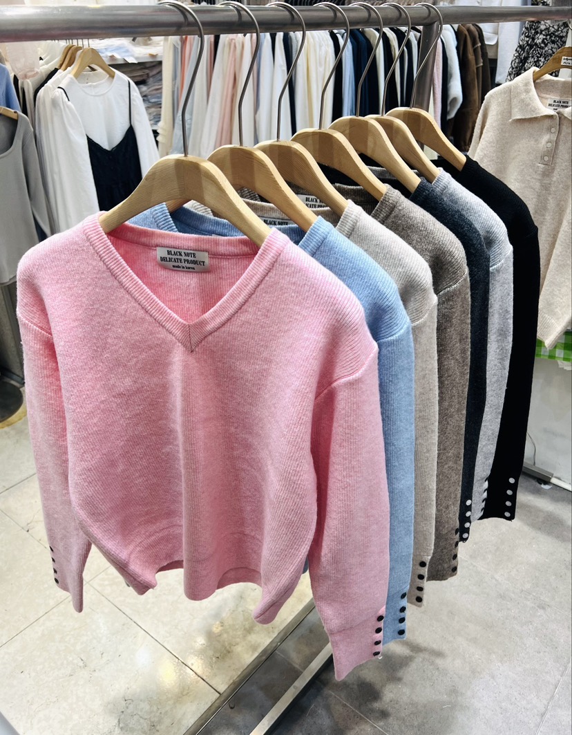 BLACK NOTE韓國代購女士新品人氣熱賣時尚真品26春夏針織衫BLACK NOTE針織衫