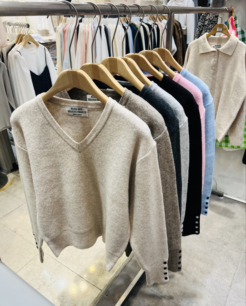 BLACK NOTE韓國代購女士新品人氣熱賣時尚真品26春夏針織衫BLACK NOTE針織衫