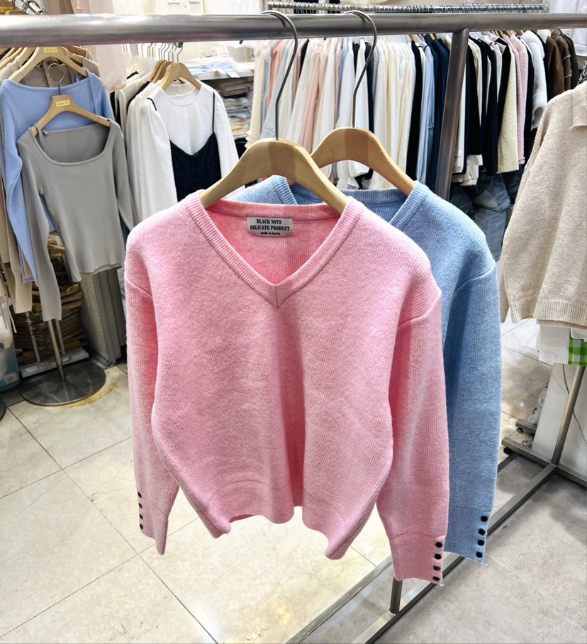 BLACK NOTE韓國代購女士新品人氣熱賣時尚真品26春夏針織衫BLACK NOTE針織衫