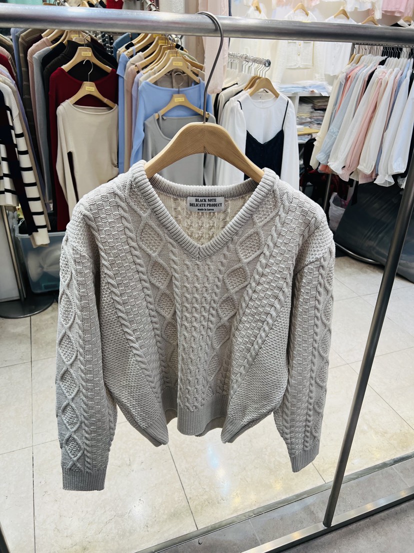 BLACK NOTE東大門實拍女裝新款休閑推薦時尚熱賣職業針織衫BLACK NOTE針織衫圖色2