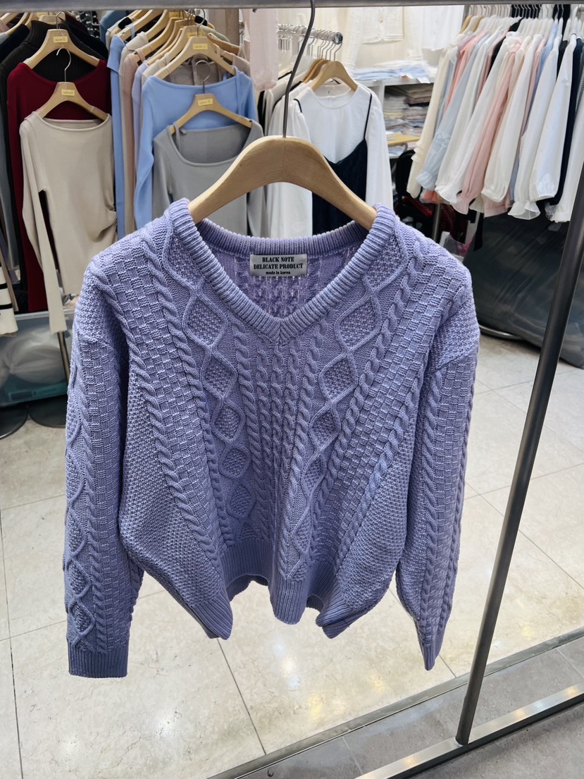 BLACK NOTE東大門實拍女裝新款休閑推薦時尚熱賣職業針織衫BLACK NOTE針織衫圖色3