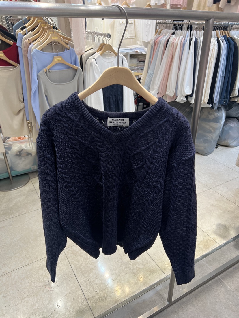 BLACK NOTE東大門實拍女裝新款休閑推薦時尚熱賣職業針織衫BLACK NOTE針織衫圖色4