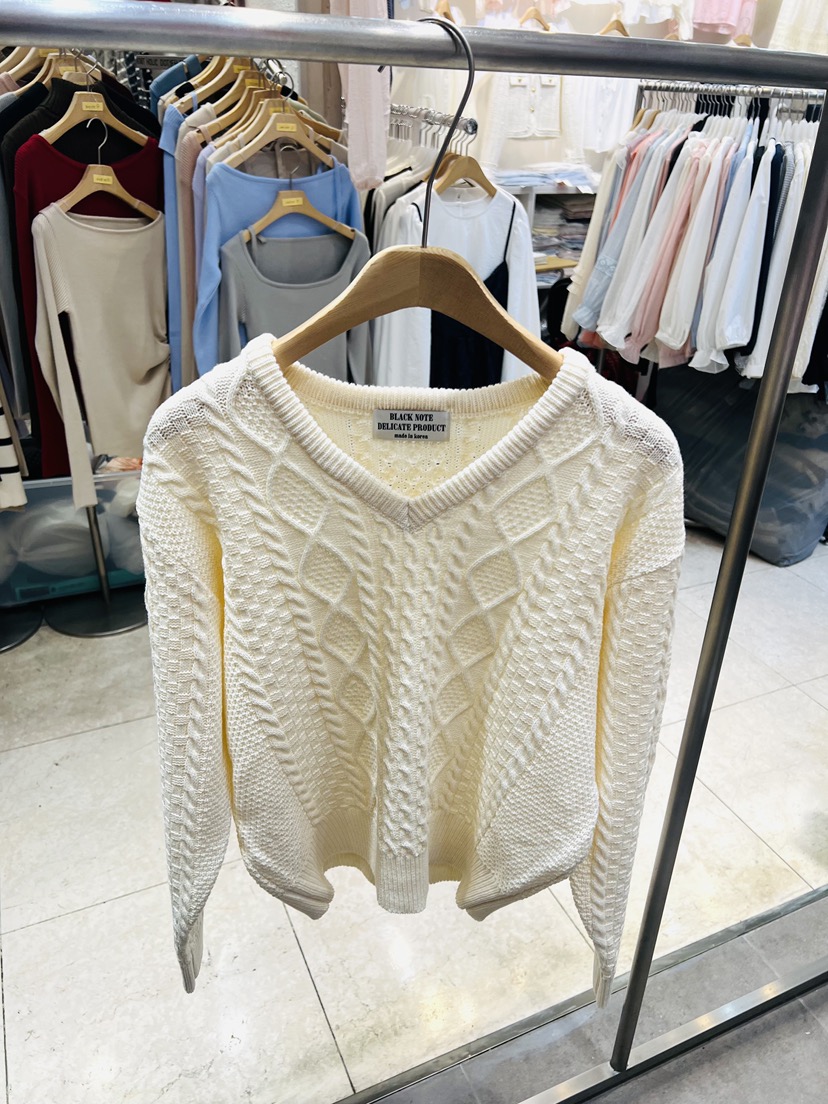 BLACK NOTE東大門實拍女裝新款休閑推薦時尚熱賣職業針織衫BLACK NOTE針織衫圖色5