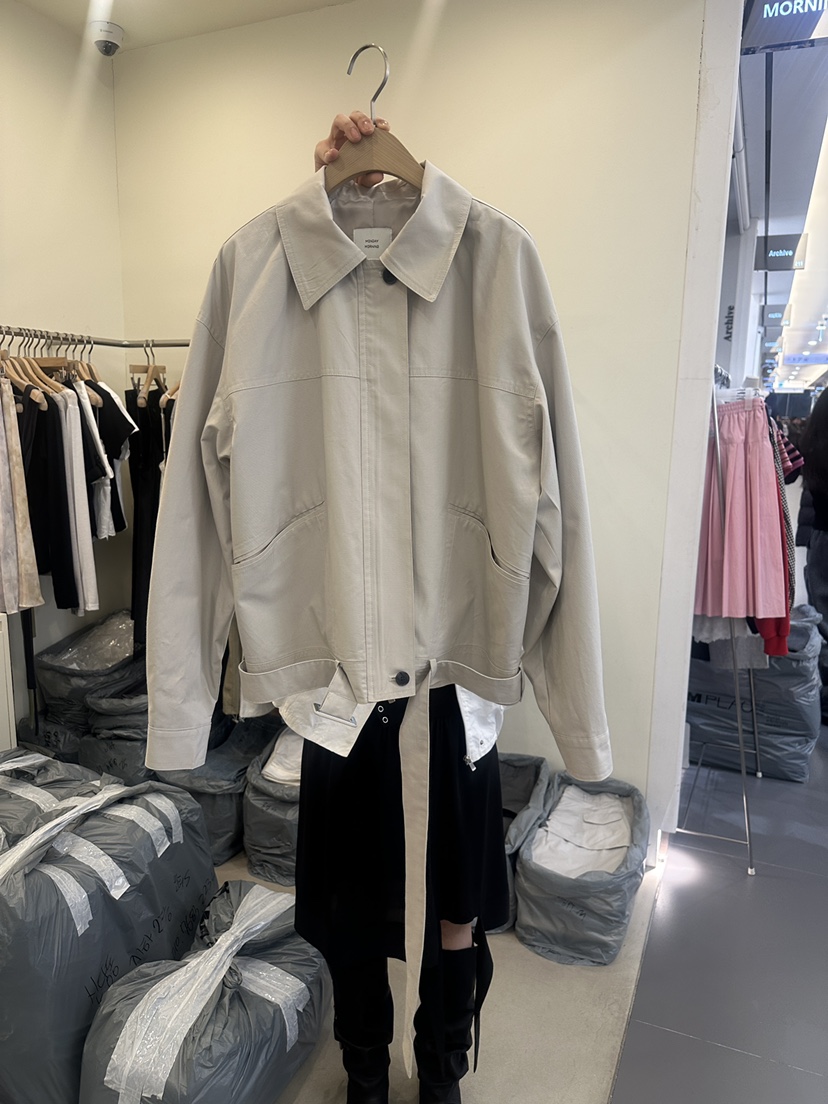 MONDAYMORING東大門代購女士新品真品熱賣職業夾克含腰帶MONDAYMORING夾克圖色2