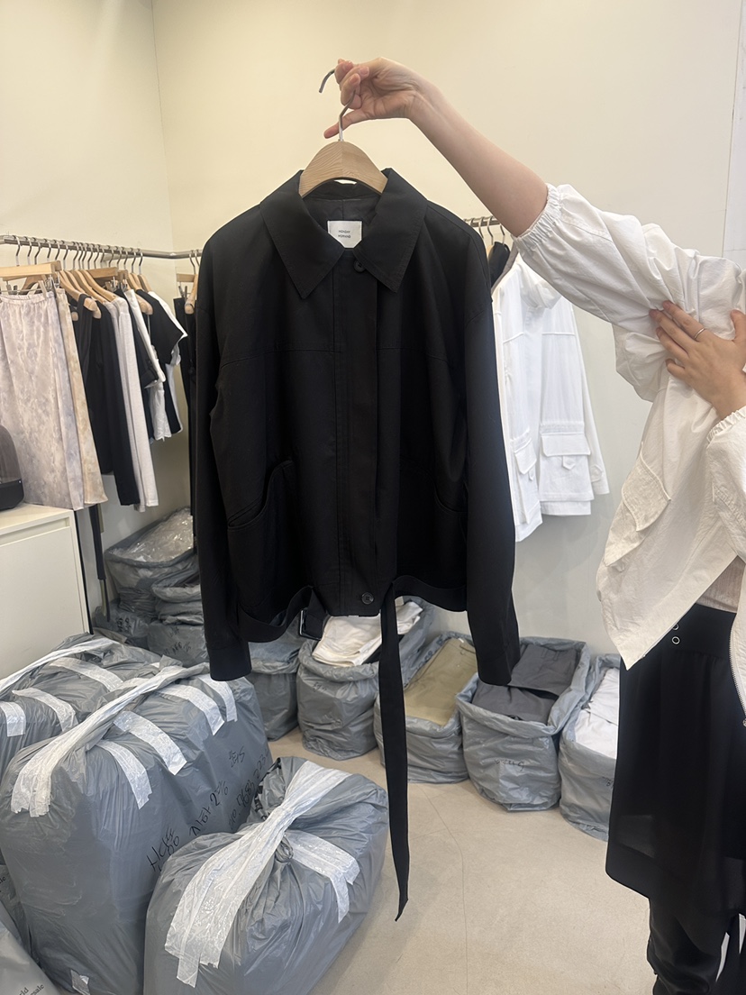 MONDAYMORING東大門代購女士新品真品熱賣職業夾克含腰帶MONDAYMORING夾克圖色3
