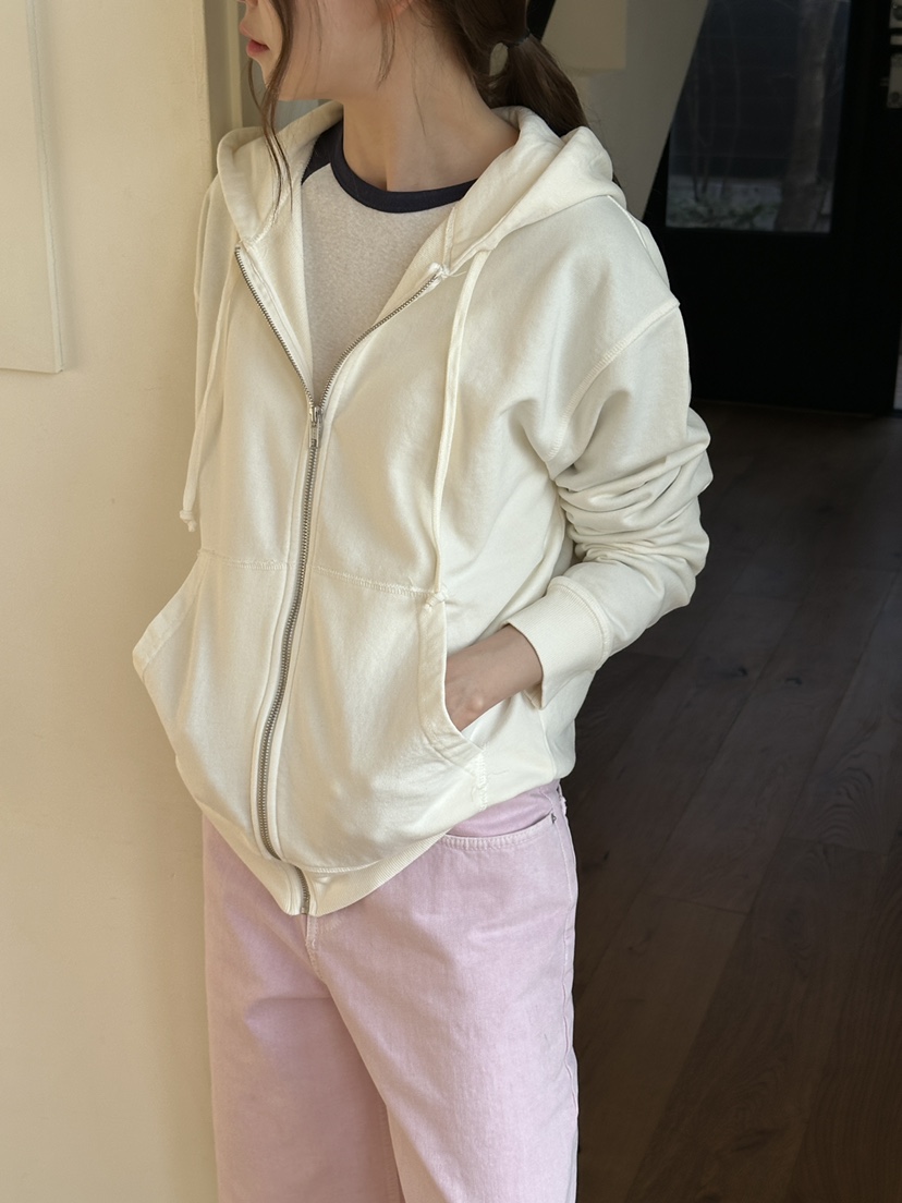 JEONG GAM STUDIOS東大門代購女裝新款職業衛衣拉鏈兜帽JEONG GAM STUDIOS衛衣