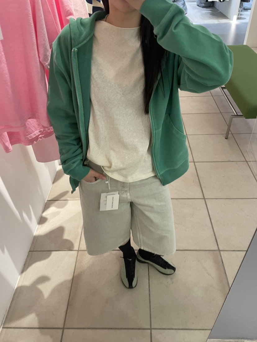 JEONG GAM STUDIOS東大門代購女裝新款職業衛衣拉鏈兜帽JEONG GAM STUDIOS衛衣