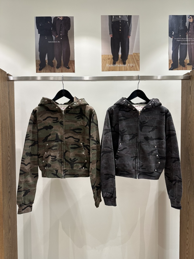 FIFO/UNANSWERED-MYSTERY韓國直郵女裝新款人氣夾克迷彩FIFO/UNANSWERED-MYSTERY夾克