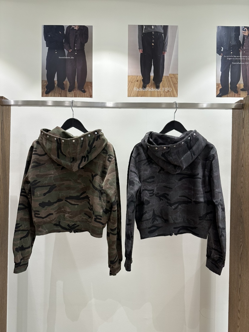 FIFO/UNANSWERED-MYSTERY韓國直郵女裝新款人氣夾克迷彩FIFO/UNANSWERED-MYSTERY夾克