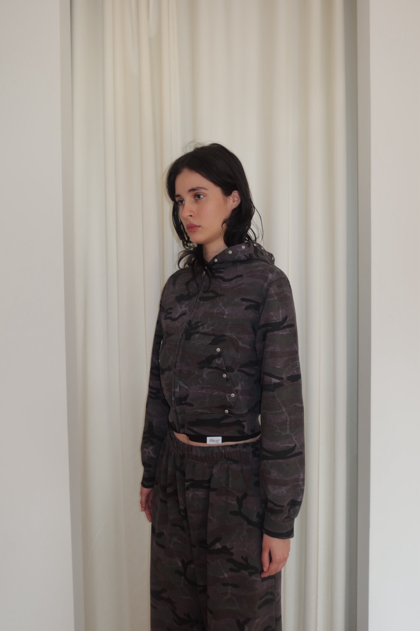 FIFO/UNANSWERED-MYSTERY韓國直郵女裝新款人氣夾克迷彩FIFO/UNANSWERED-MYSTERY夾克