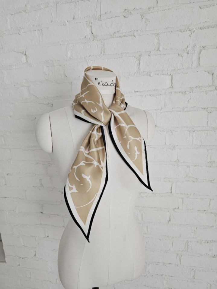 EBADA東大門實拍女裝新品真品時尚熱賣26春夏圍巾披肩絲綢EBADA圍巾/披肩