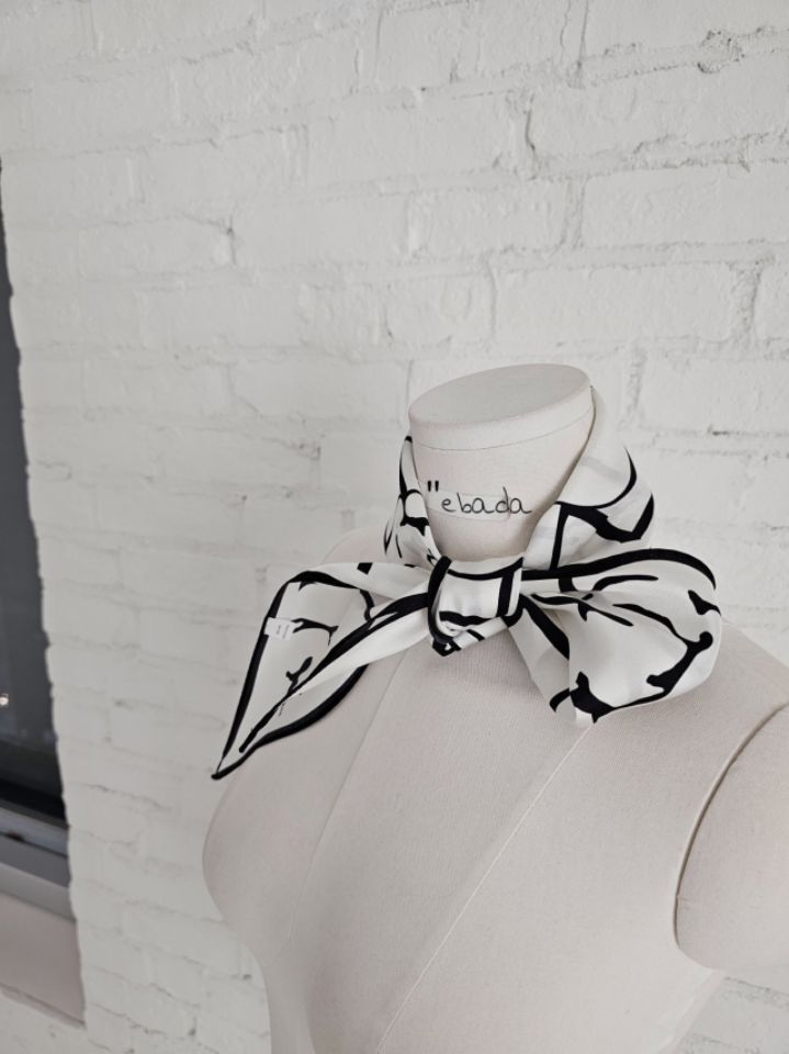 EBADA東大門實拍女裝新品真品時尚熱賣26春夏圍巾披肩絲綢EBADA圍巾/披肩