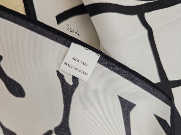 EBADA東大門實拍女裝新品真品時尚熱賣26春夏圍巾披肩絲綢EBADA圍巾/披肩