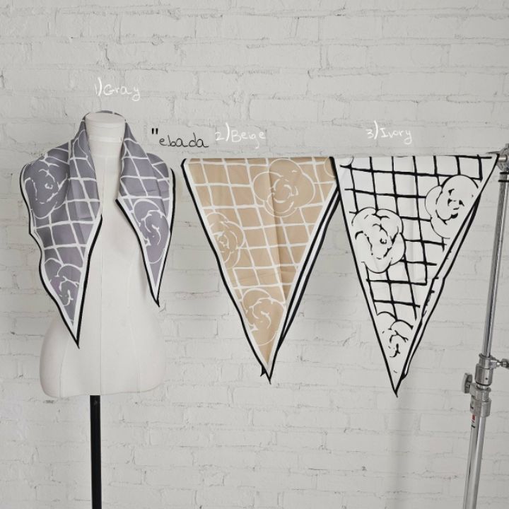 EBADA東大門實拍女裝新品真品時尚熱賣26春夏圍巾披肩絲綢EBADA圍巾/披肩