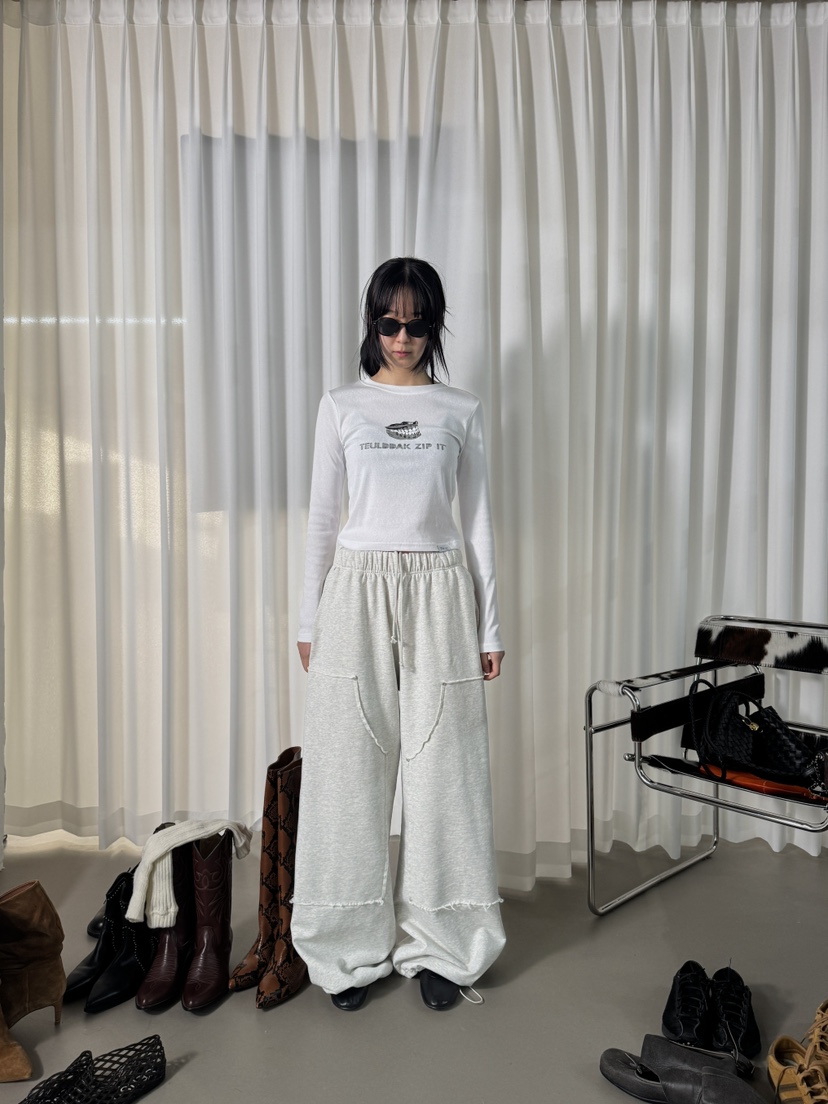 FIFO/UNANSWERED-MYSTERY韓國代購女士新款熱賣時尚休閑褲FIFO/UNANSWERED-MYSTERY休閑褲