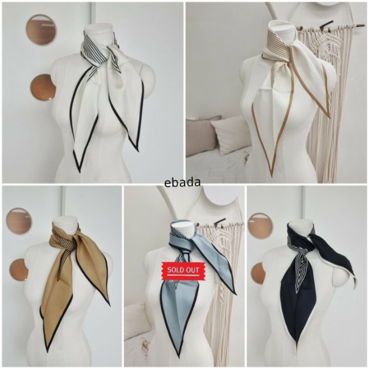 EBADA韓國代購女士新款人氣休閑時尚真品熱賣圍巾披肩絲綢EBADA圍巾/披肩