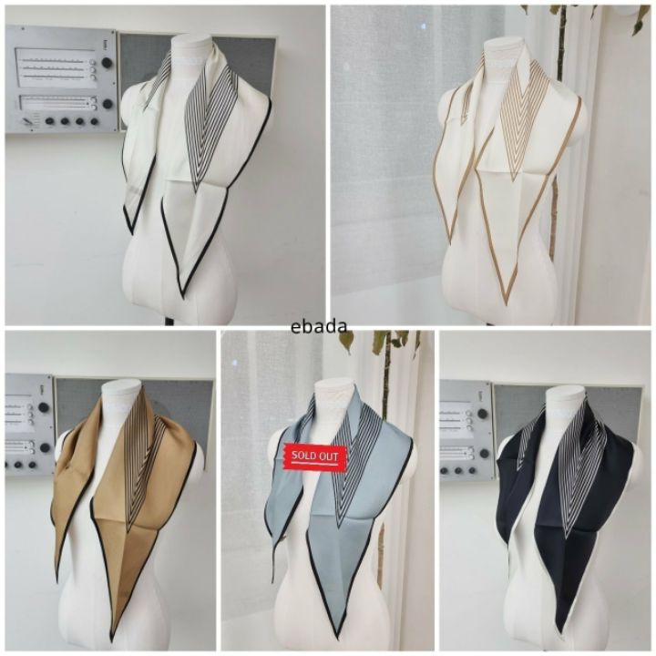 EBADA韓國代購女士新款人氣休閑時尚真品熱賣圍巾披肩絲綢EBADA圍巾/披肩