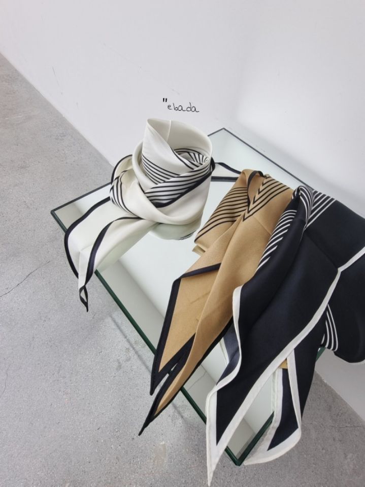 EBADA韓國代購女士新款人氣休閑時尚真品熱賣圍巾披肩絲綢EBADA圍巾/披肩