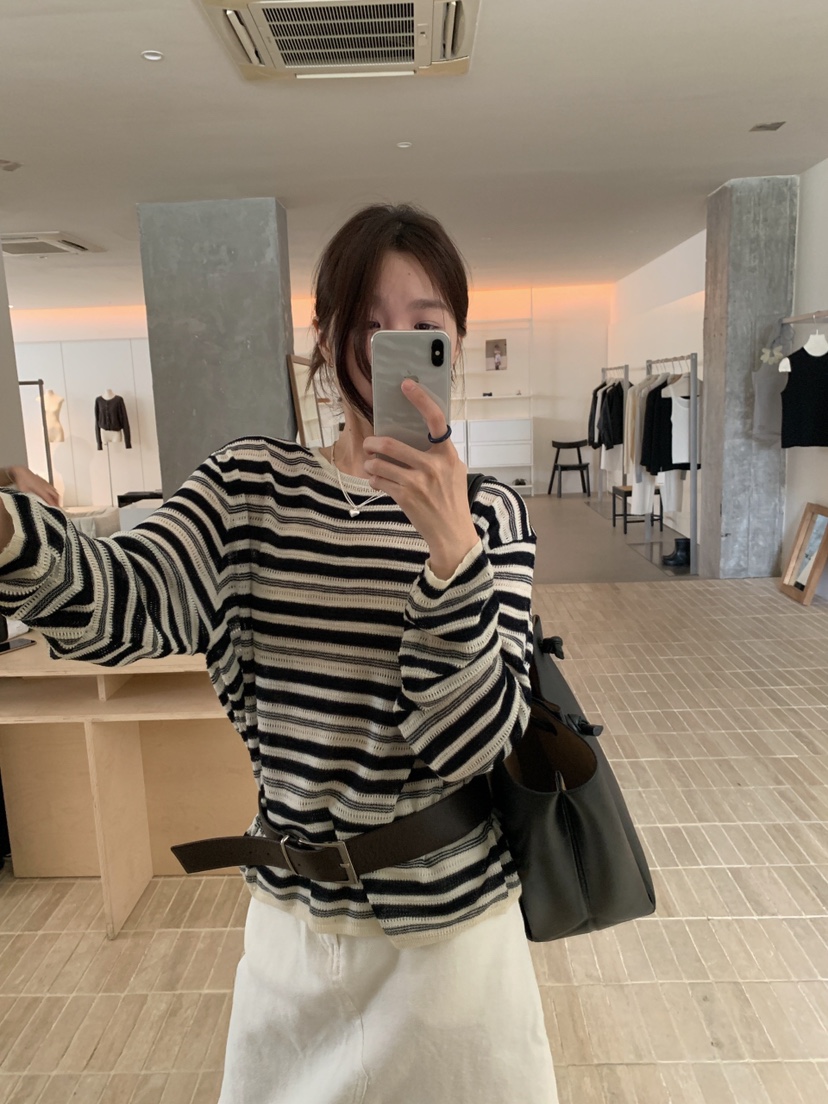 HER/PLAYLIST韓國直郵女士新款26春夏時尚針織衫不含腰帶HER/PLAYLIST針織衫