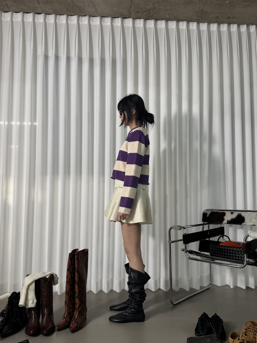 FIFO/UNANSWERED-MYSTERY韓國直郵女裝新品26春夏針織衫FIFO/UNANSWERED-MYSTERY針織衫