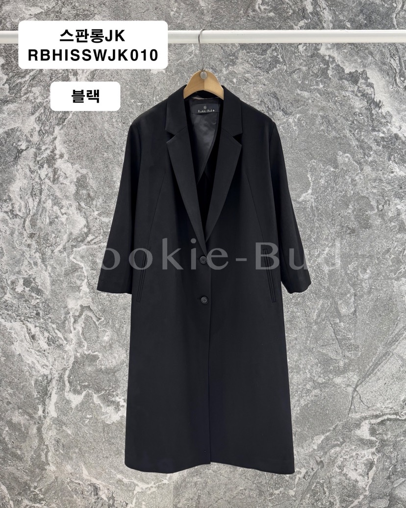 ROOKIE BUD韓國代購女裝新品休閑時尚26春夏真品長款風衣ROOKIE BUD-L長款風衣