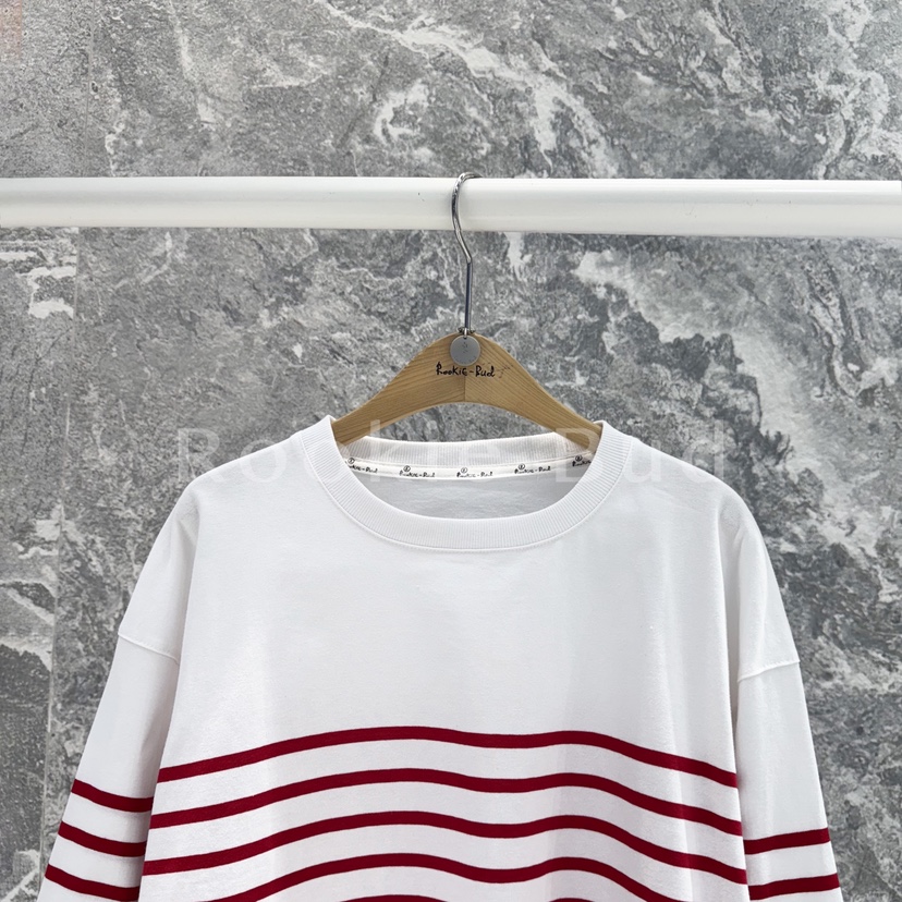 ROOKIE BUD韓國代購女士新款推薦真品熱賣人氣長袖T恤條紋ROOKIE BUD-L長袖T恤