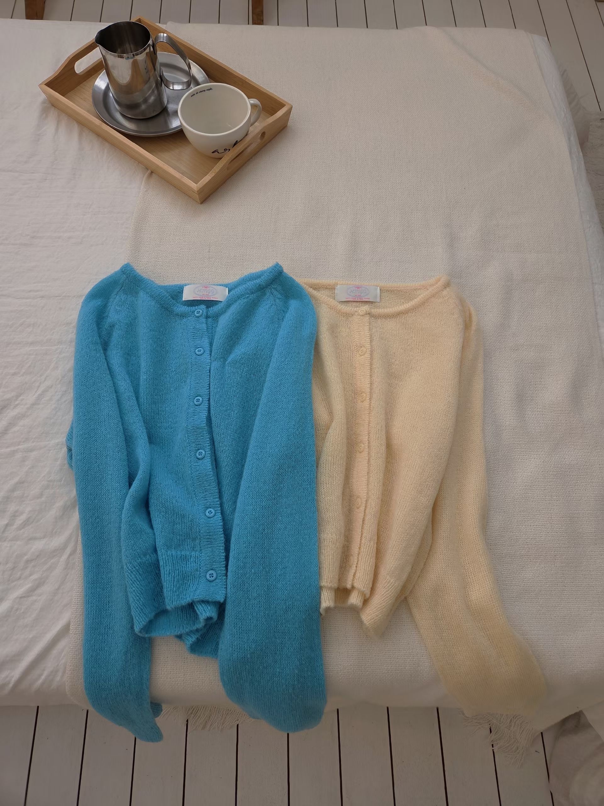 HING9韓國代購女士新款26春夏時尚推薦針織衫不含內搭馬海毛HING9針織衫