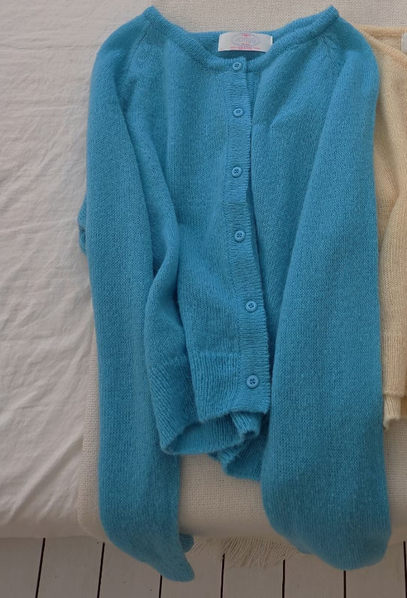 HING9韓國代購女士新款26春夏時尚推薦針織衫不含內搭馬海毛HING9針織衫圖色1