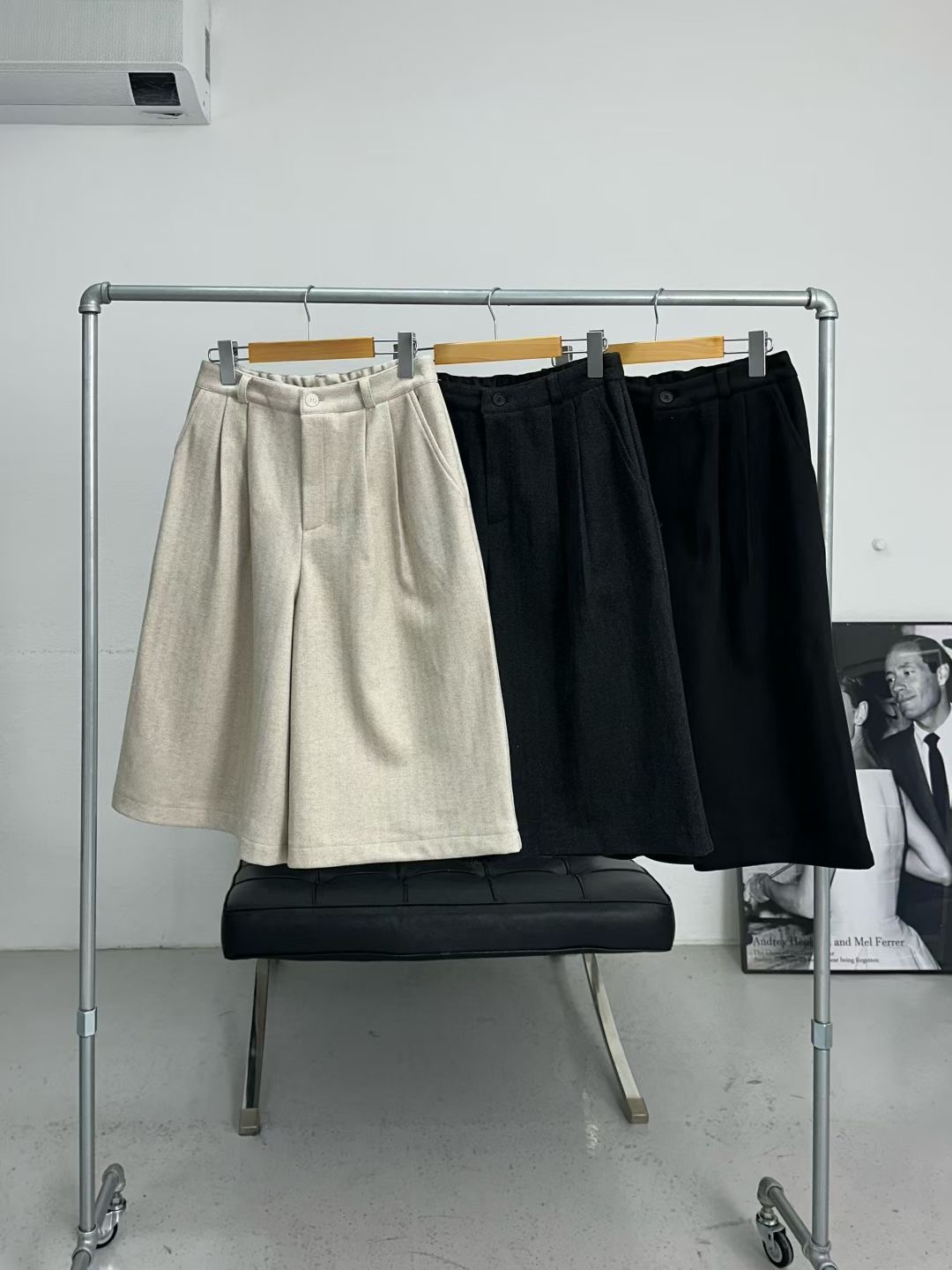 1POINT-원포인트-T東大門直郵女裝新品真品熱賣短褲人字紋1POINT短褲圖色3左三色