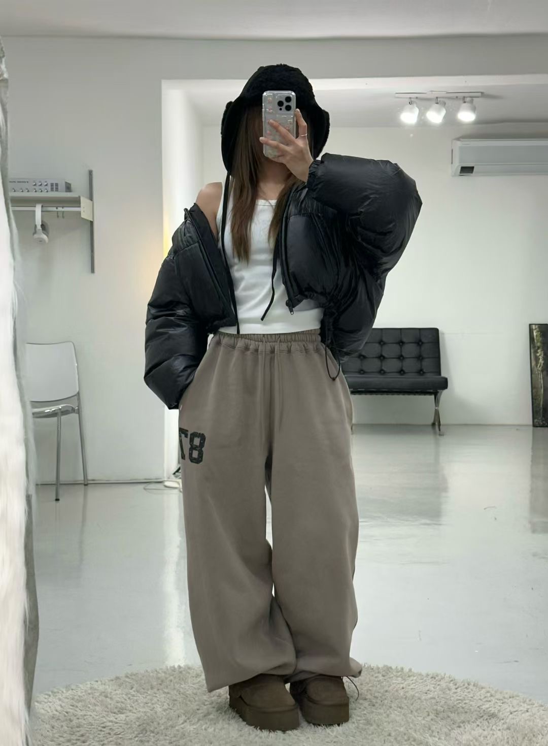 1POINT-원포인트-T韓國直郵女裝新品職業休閑推薦休閑褲1POINT休閑褲